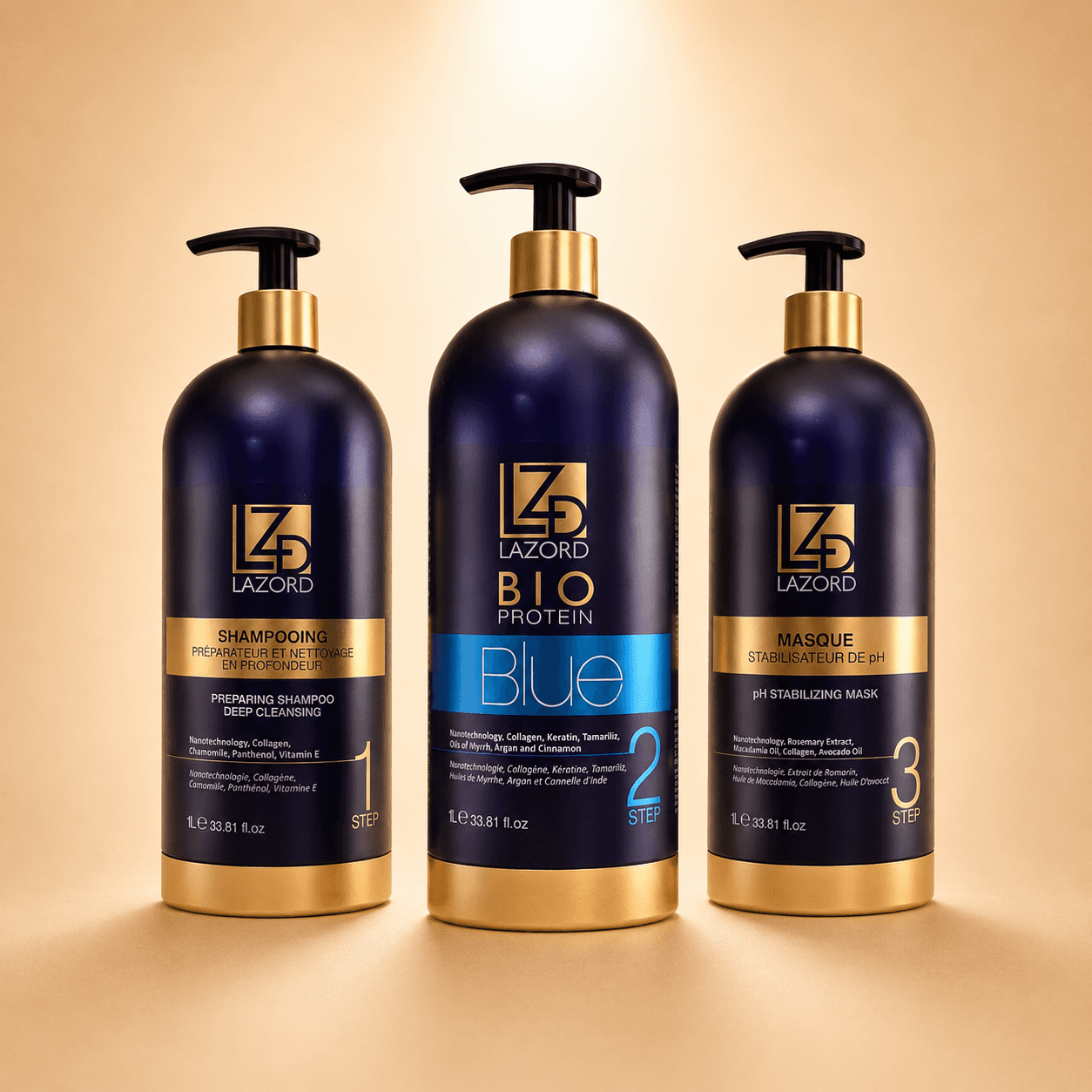 Pro Keratin Kit – Blue Repair & Smooth