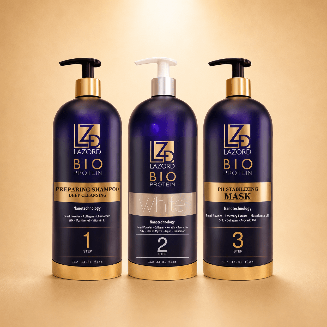 Pro Keratin Kit – White Intensive Straightening